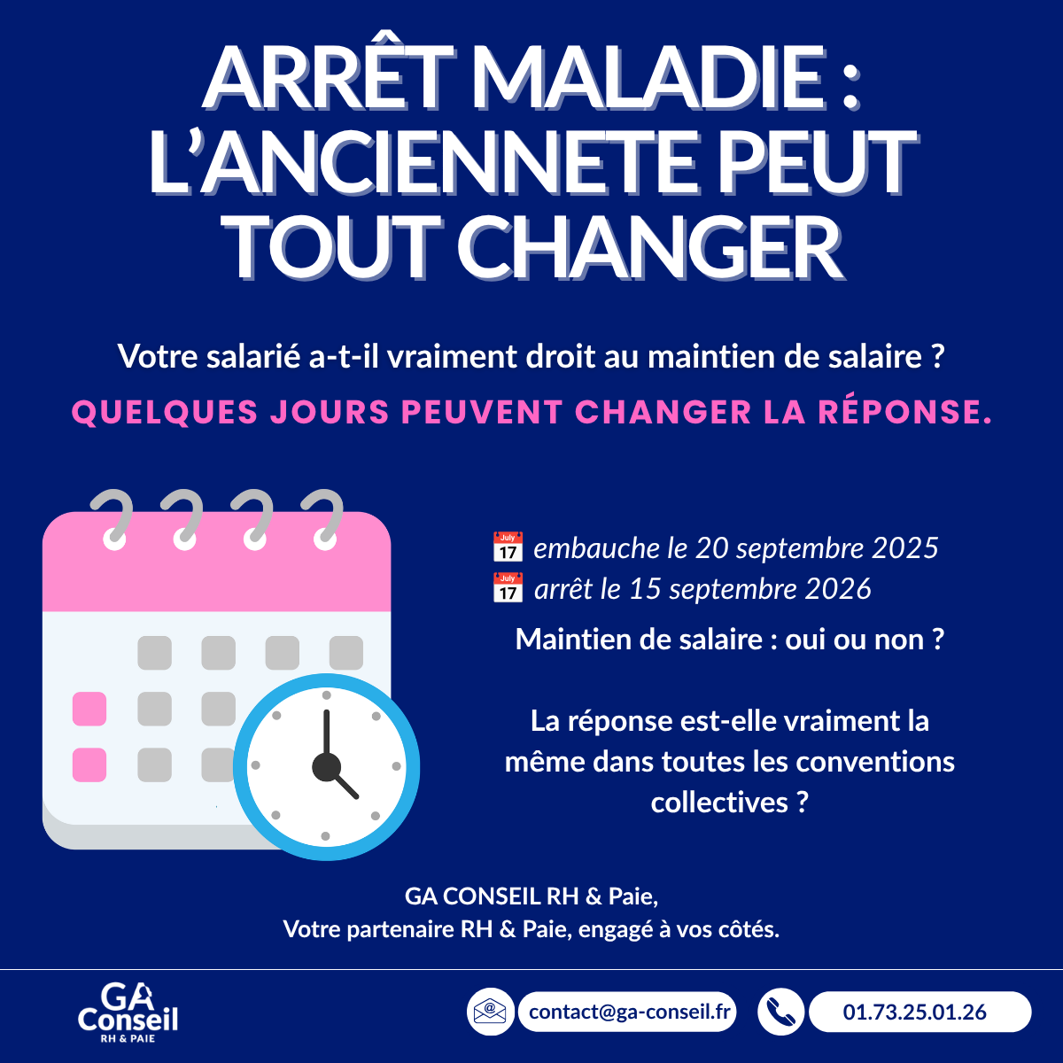 Arrêt maladie et ancienneté du salarié : impact sur le maintien de salaire selon la convention collective